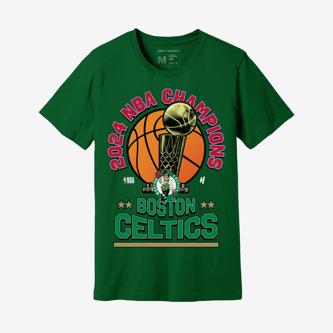 Celtics 2024 NBA Champions T-Shirt - Green