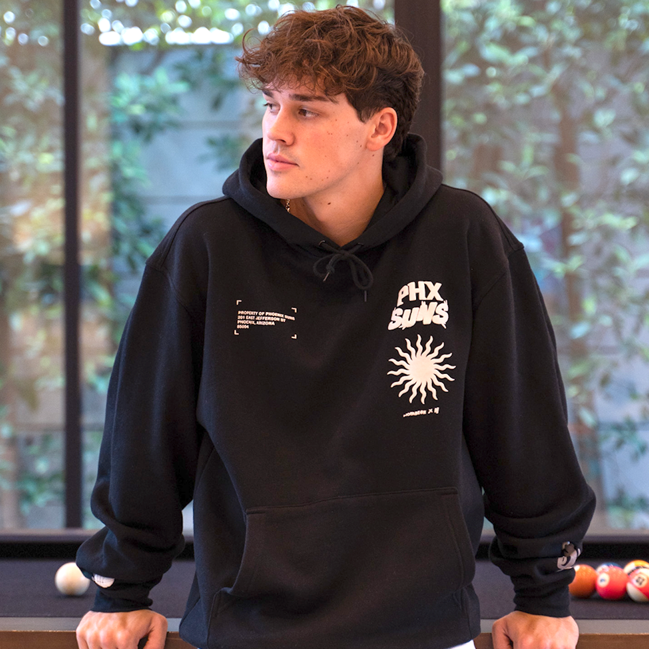 Noah Beck x Suns Property Black Hoodie